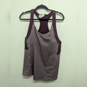 Champion Purple and Gray Athletic Tank Top